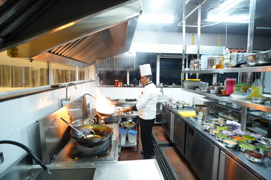 Chef at work in the kitchen