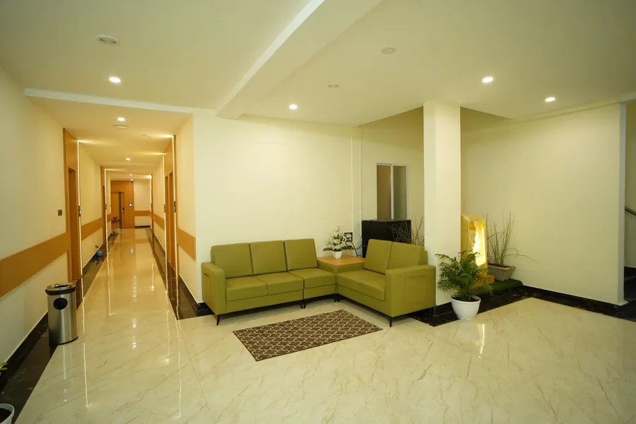 Guest floor lounge