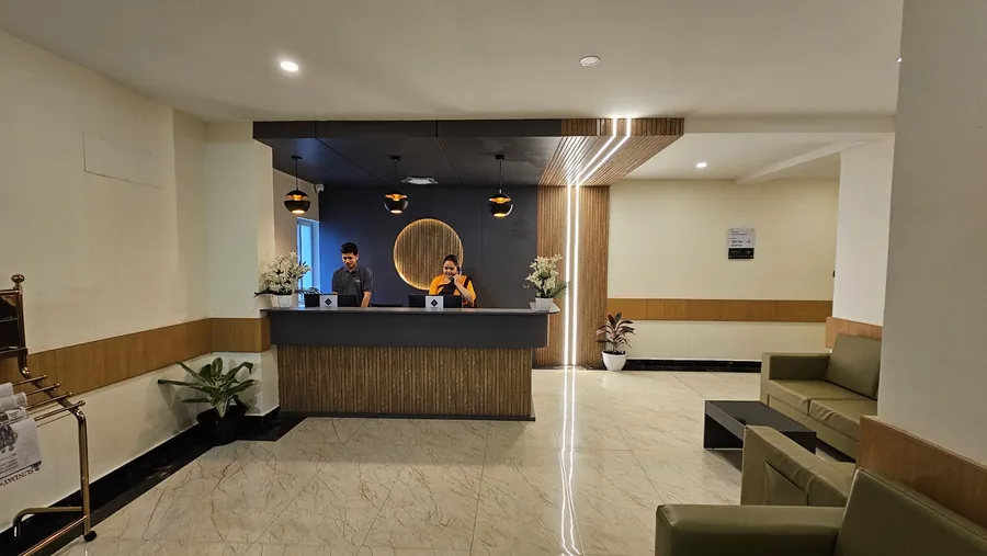 Reception and lobby